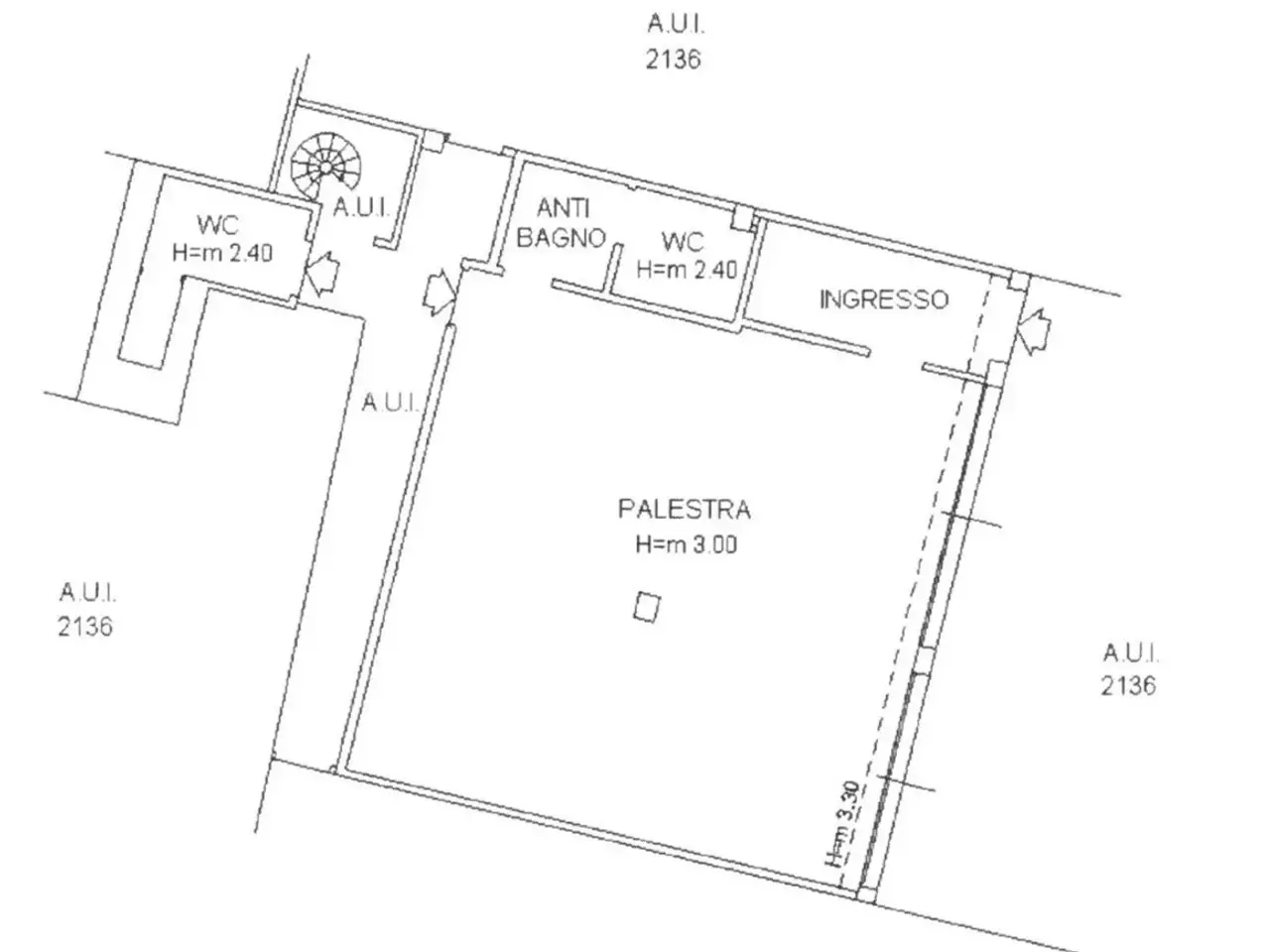 Negozio in Via Solferino 11, Lecco, {3} - Planimetria 1