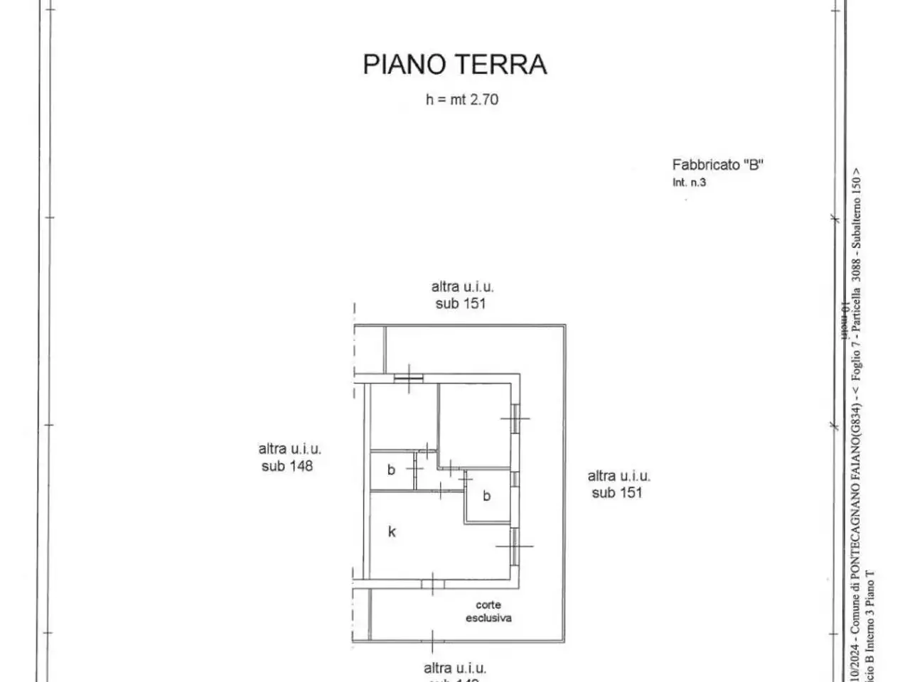 Trilocale in Via Giacomo Budetti, Pontecagnano Faiano - Planimetria 1