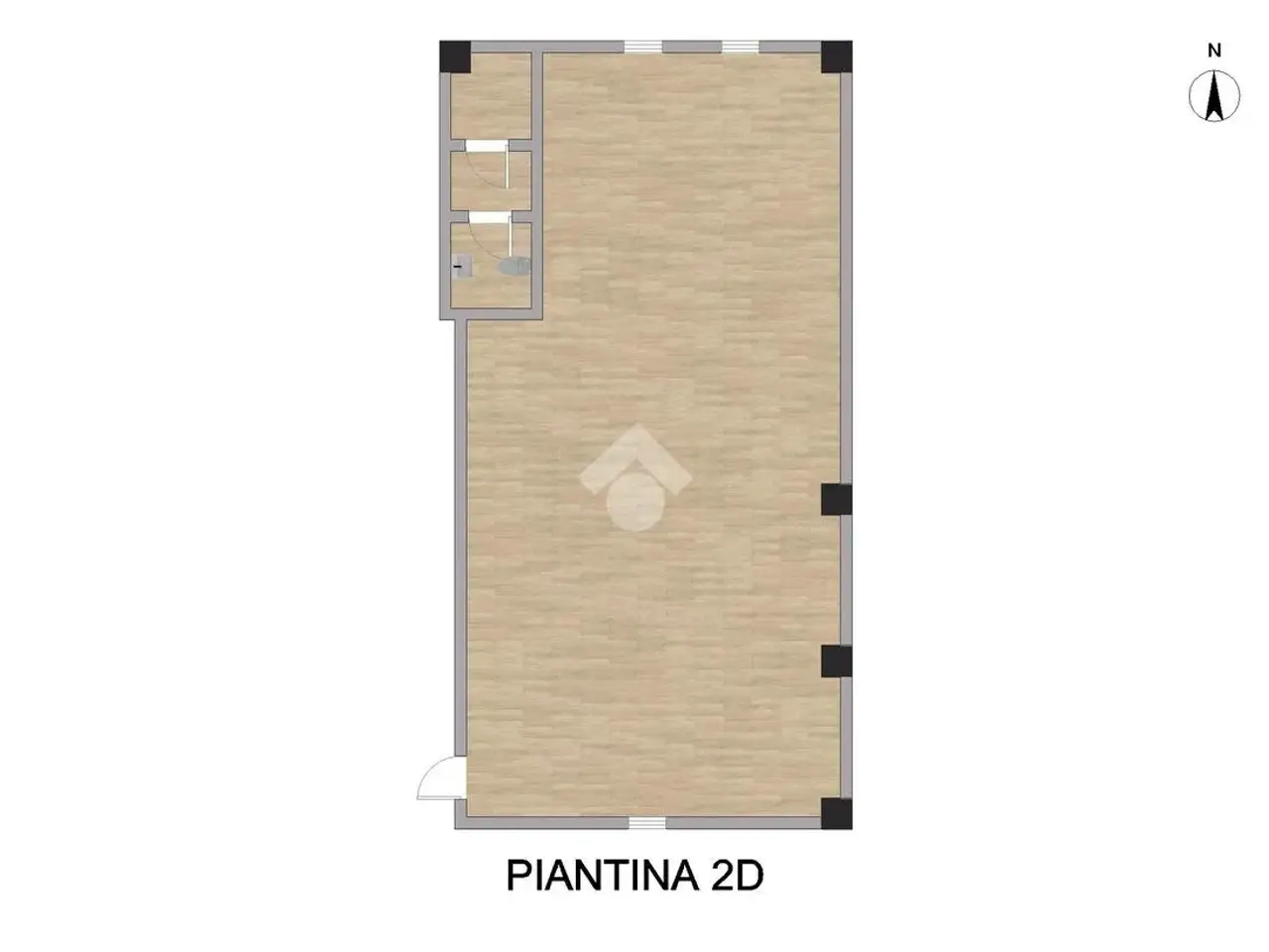 Ufficio in Via Lombardia, Manerbio, {3} - Planimetria 1