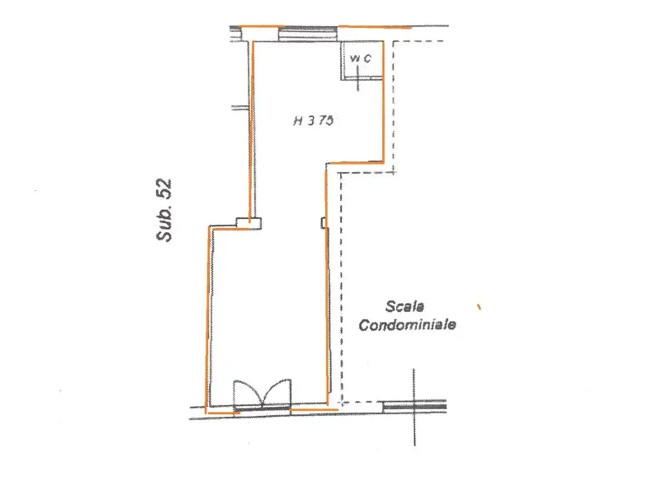 Negozio in Via Nazionale delle Puglie, Casoria, {3} - Planimetria 1