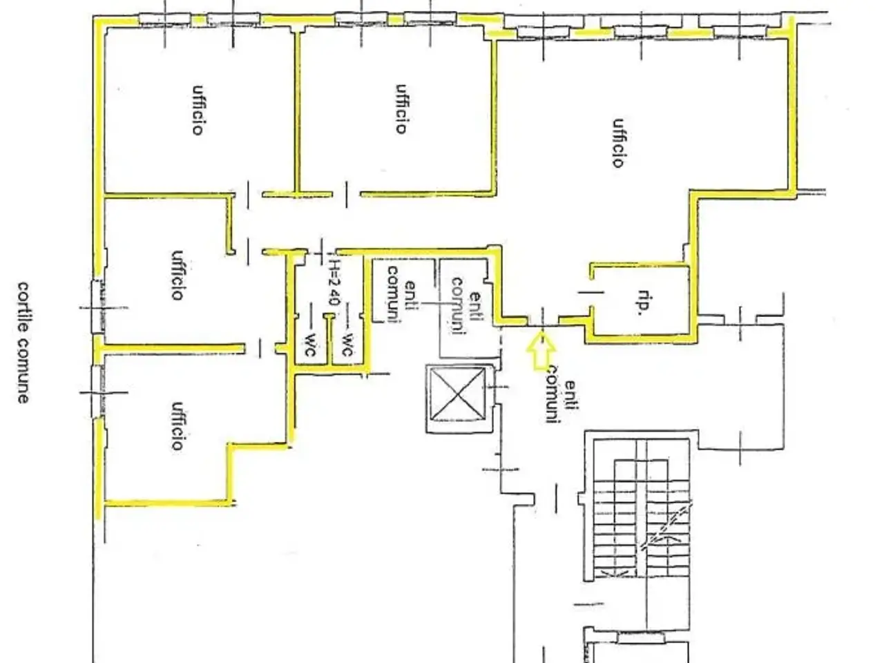 Ufficio in Via Crescenzago 55, Milano, {3} - Planimetria 1