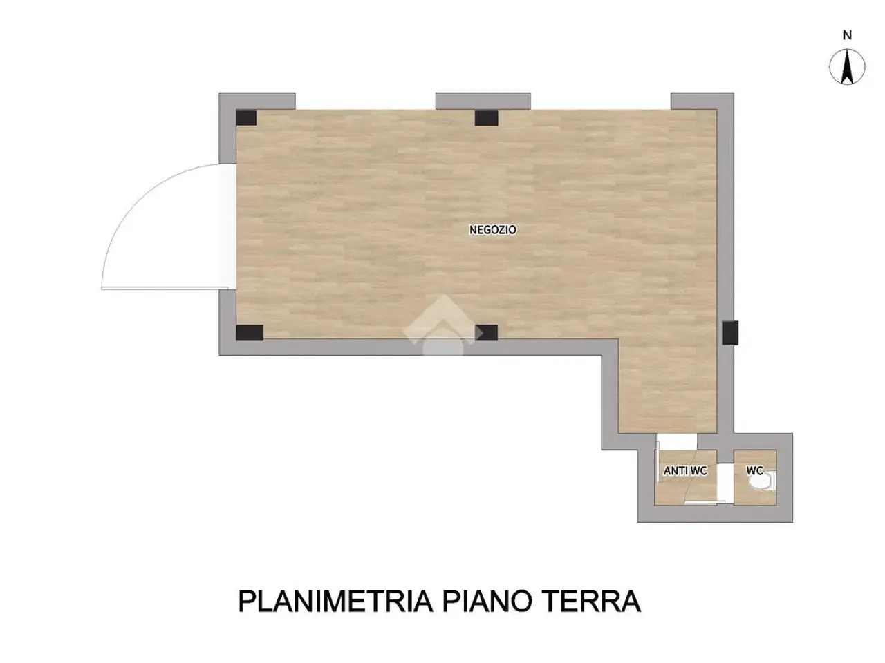 Negozio in Via Repubblica, Leno, {3} - Planimetria 1