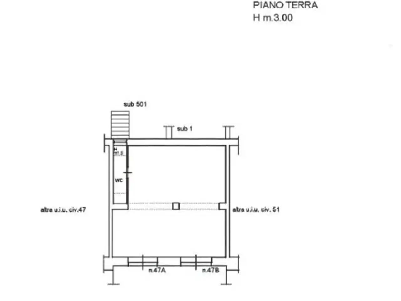 Negozio in Via Tor De Schiavi 47 a, Roma, {3} - Planimetria 1