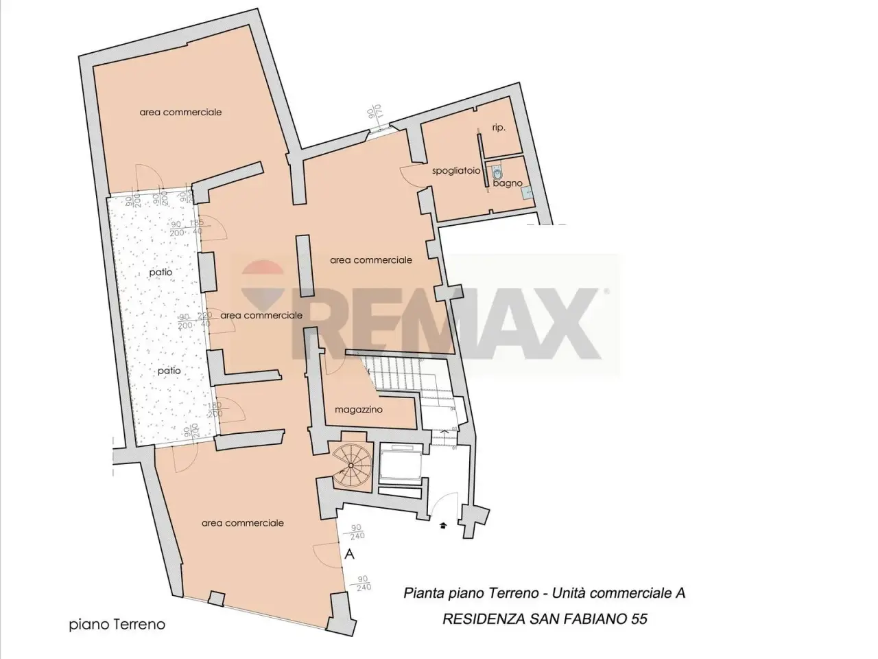 Negozio in Via San Fabiano, Verbania, {3} - Planimetria 1