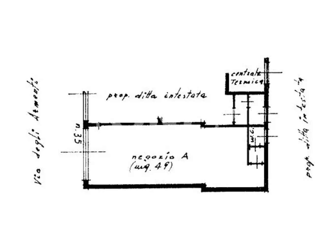 Negozio in Via degli Armenti, 35 35, Roma, {3} - Planimetria 1