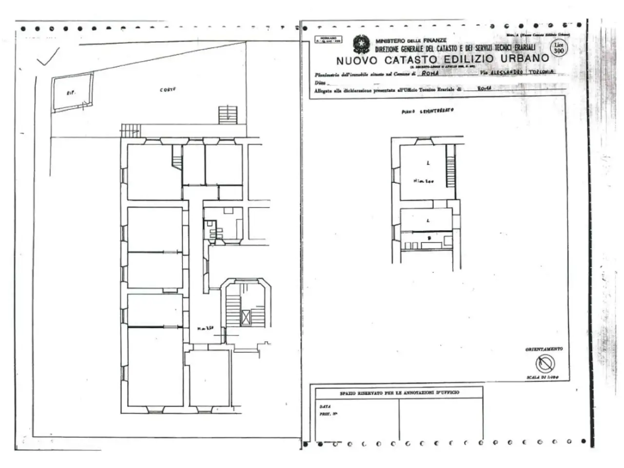 Appartamento in Via Alessandro Torlonia, Roma - Planimetria 1