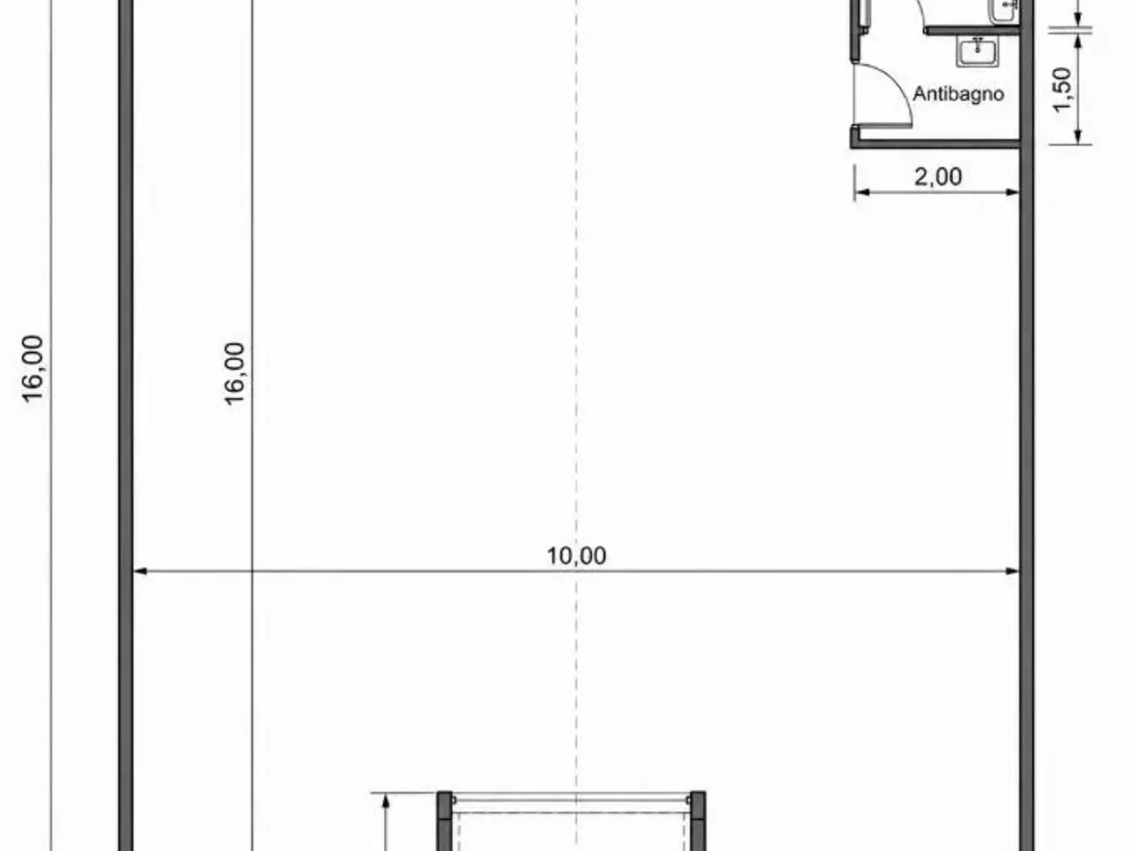 Capannone in Via Sant'Elia, Melzo, {3} - Planimetria 1