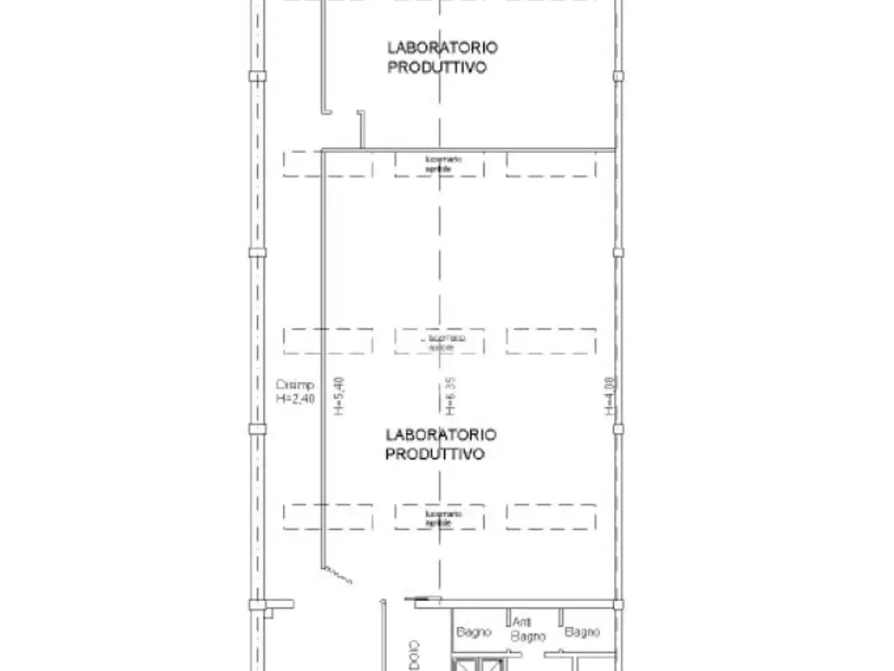 Capannone in Via Ca' dell'Aglio 3, San Martino Buon Albergo, {3} - Planimetria 1