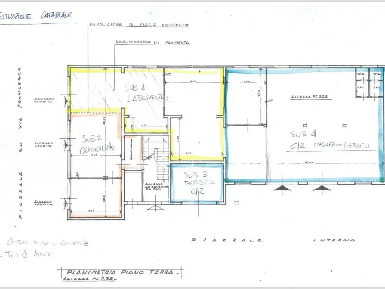 Negozio in , Santa Maria A Monte, {3} - Planimetria 1
