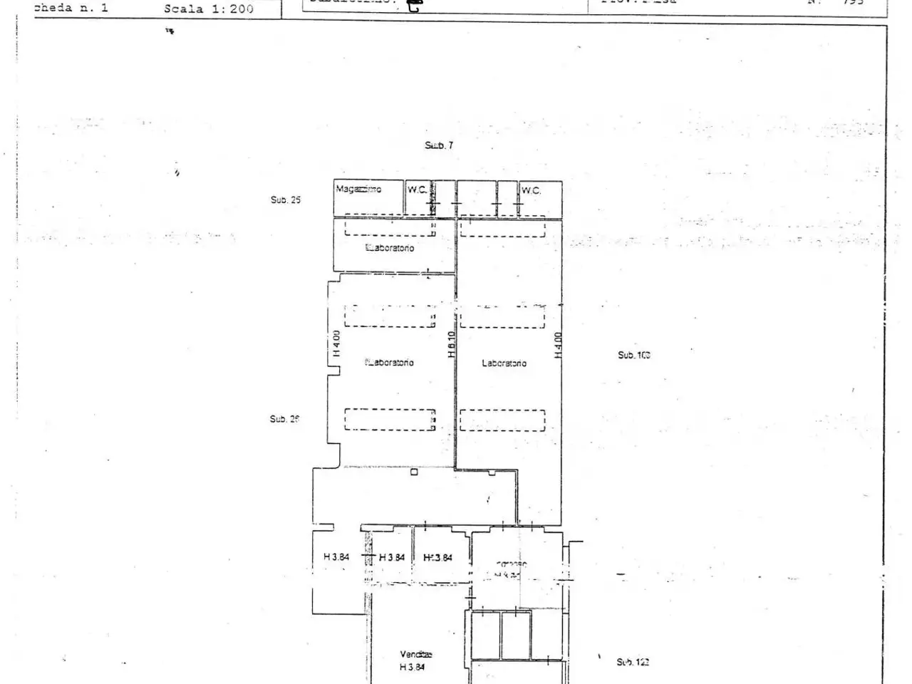 Esercizio commerciale in Via Valdera 2, Ponsacco, {3} - Planimetria 1