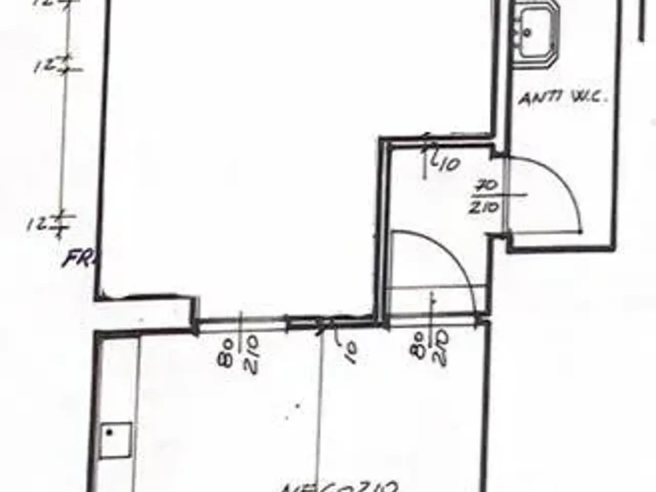 Negozio in , Firenze, {3} - Planimetria 1
