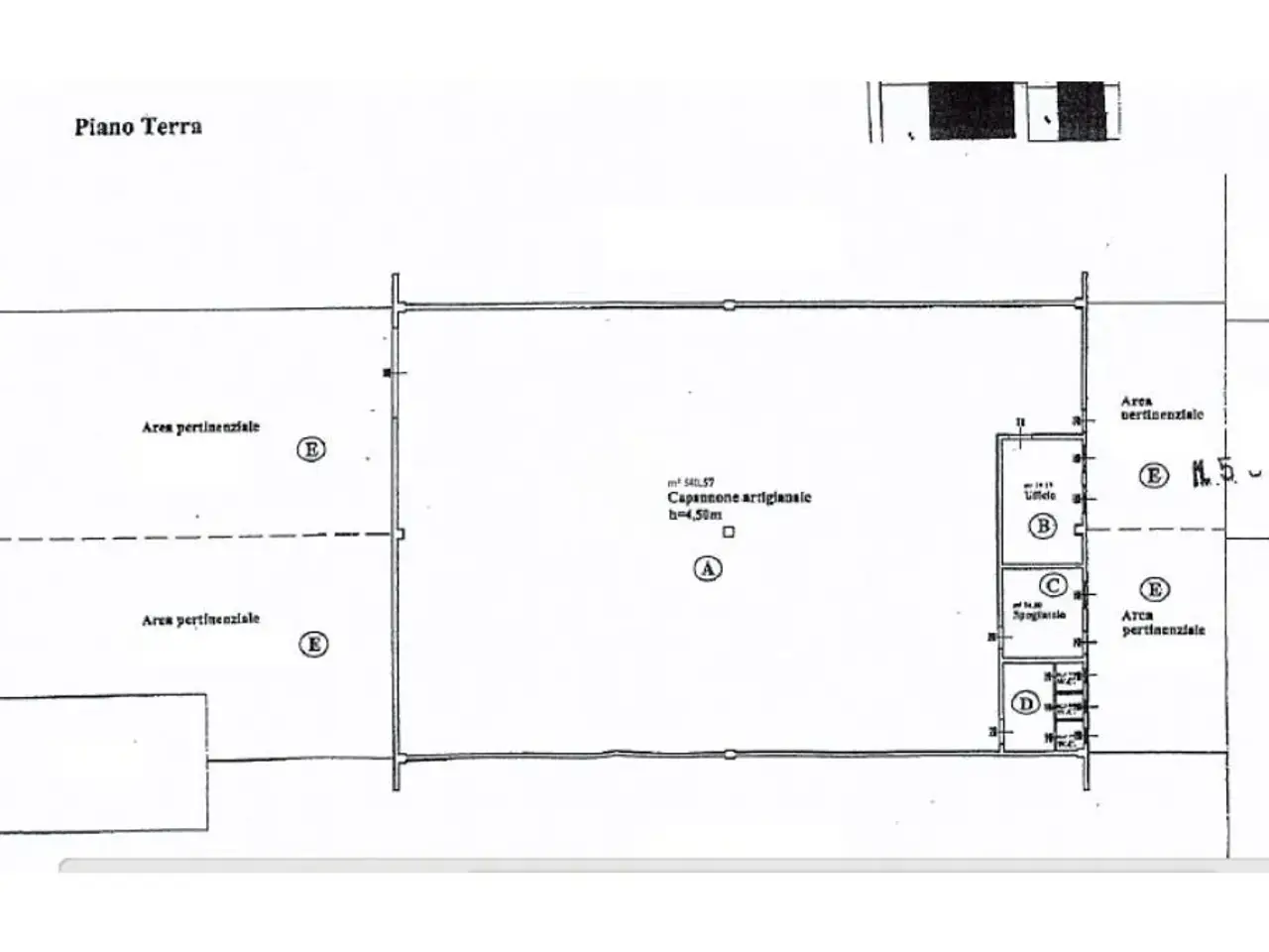 Capannone in Via della Selvagreca, Lodi, {3} - Planimetria 1