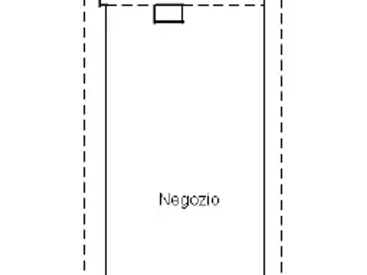 Negozio in Piazza Trento, Este, {3} - Planimetria 1