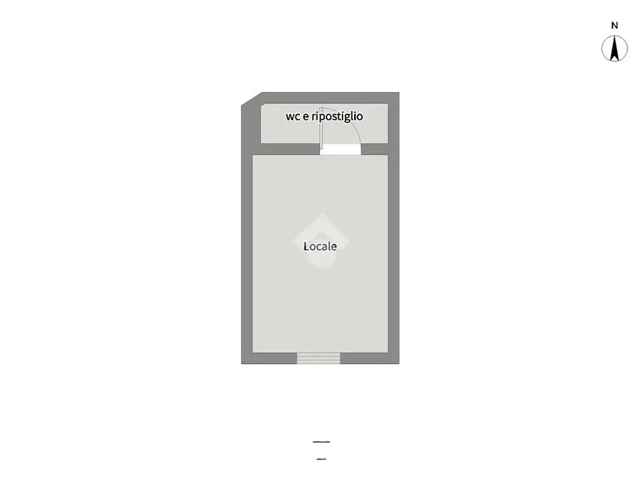 Negozio in Via Benvenuto Cellini 55, Portici, {3} - Planimetria 1