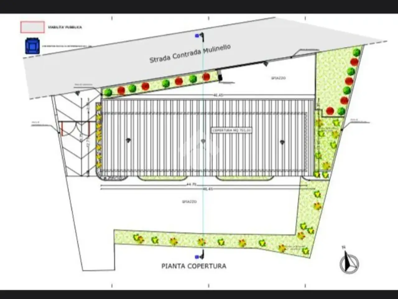 Capannone in Contrada Mulinello, Alcamo, {3} - Planimetria 1