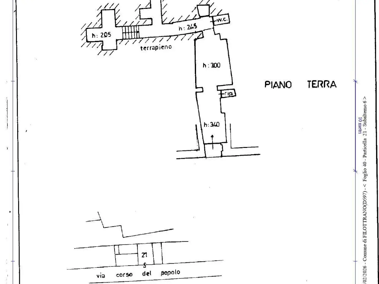 Ufficio in Corso del Popolo 76, Filottrano, {3} - Planimetria 1