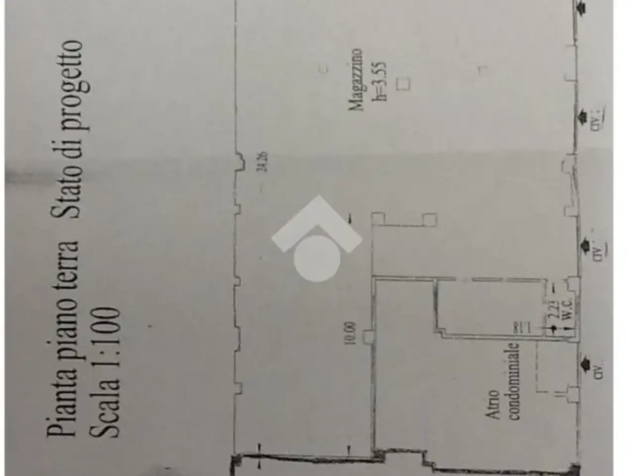 Magazzino in Via Dogali, Santa Margherita Ligure, {3} - Planimetria 1