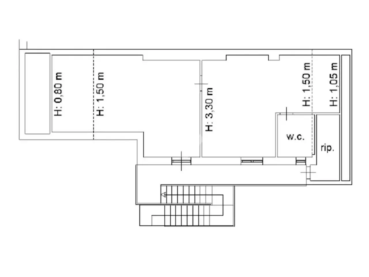 Ufficio in Via Campana 277, Quarto, {3} - Planimetria 1