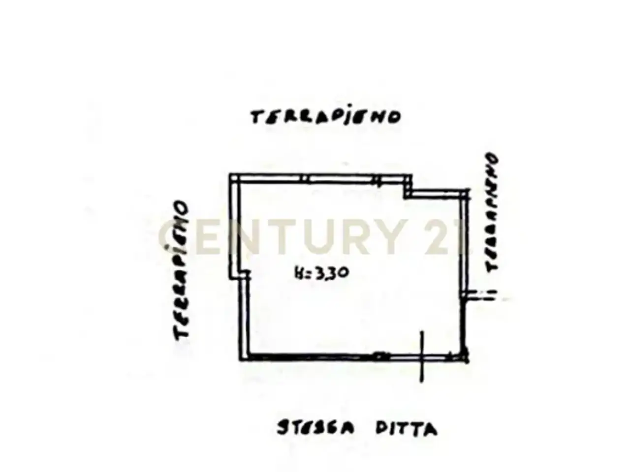 Parcheggio chiuso in Via Immacolata 37, Catania, {3} - Planimetria 1