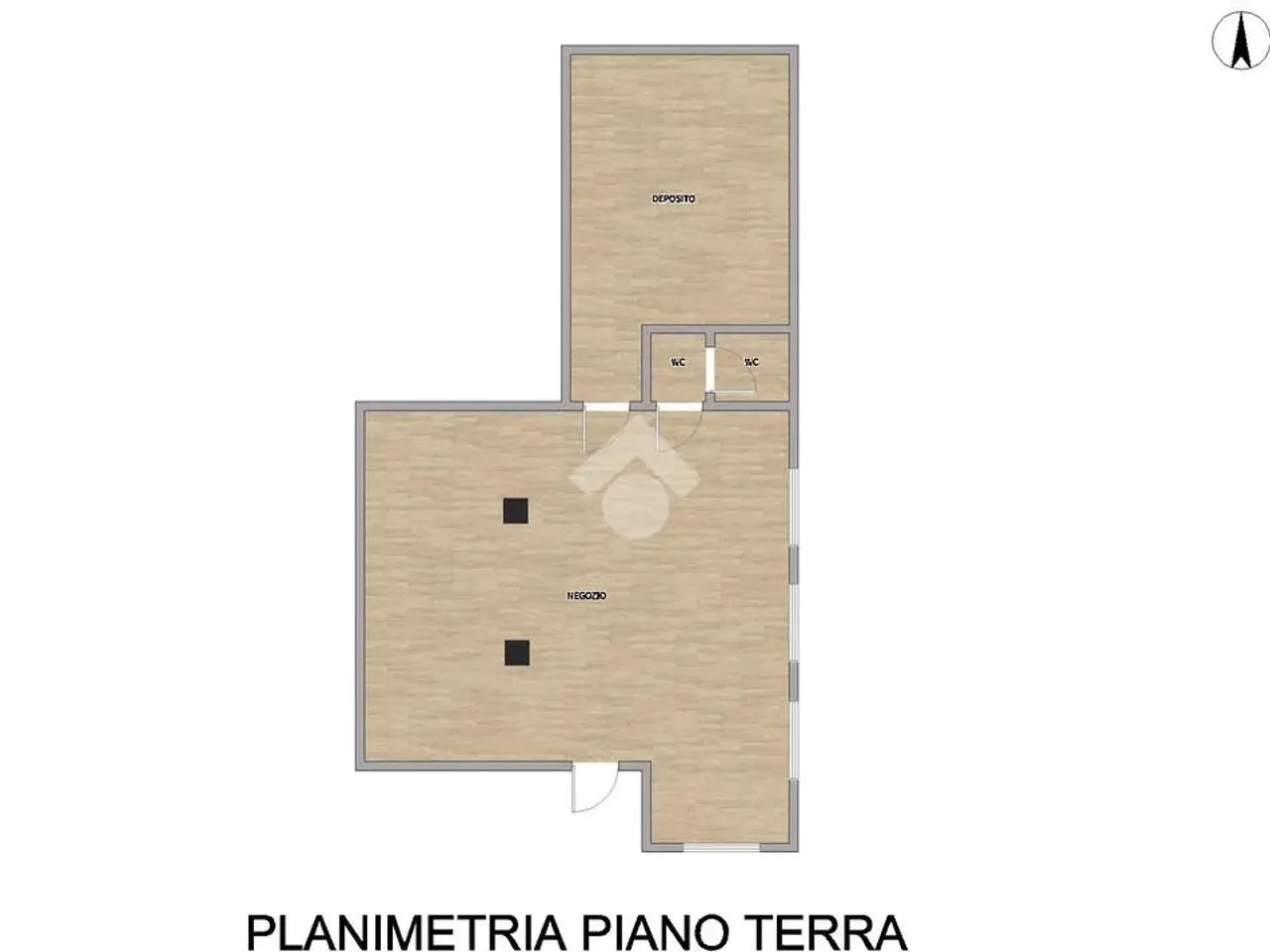 Negozio in Via Tamborlani 4, Podenzano, {3} - Planimetria 1
