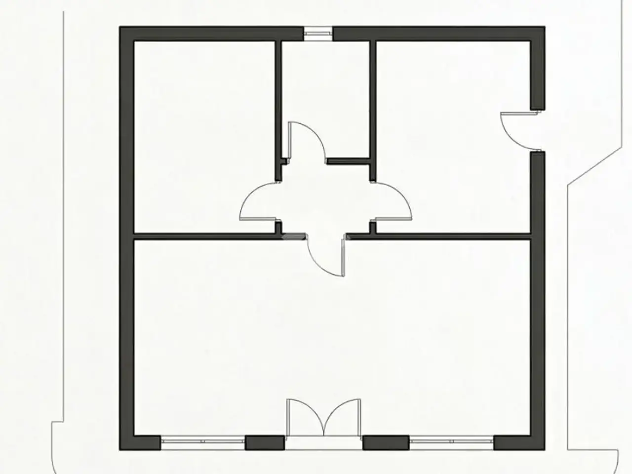 Ufficio in Via Giuseppe Zanardelli 1, Palazzolo Sull'Oglio, {3} - Planimetria 1