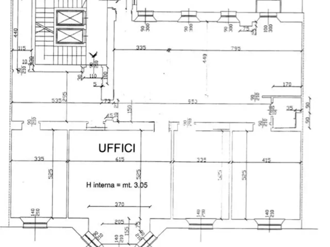 Ufficio in Via Antonio Canova 19, Milano, {3} - Planimetria 1