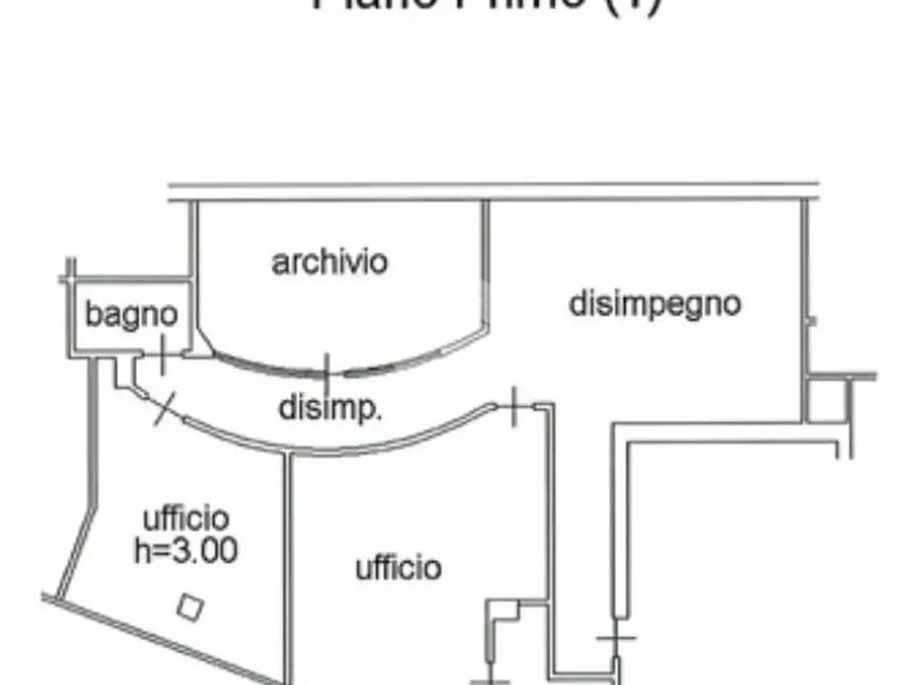 Ufficio in Località Carabioli, Cellatica, {3} - Planimetria 1