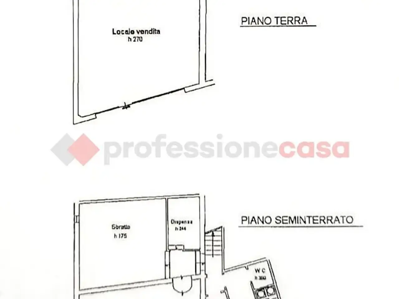 Negozio in Via Villa Demidoff, Firenze, {3} - Planimetria 1