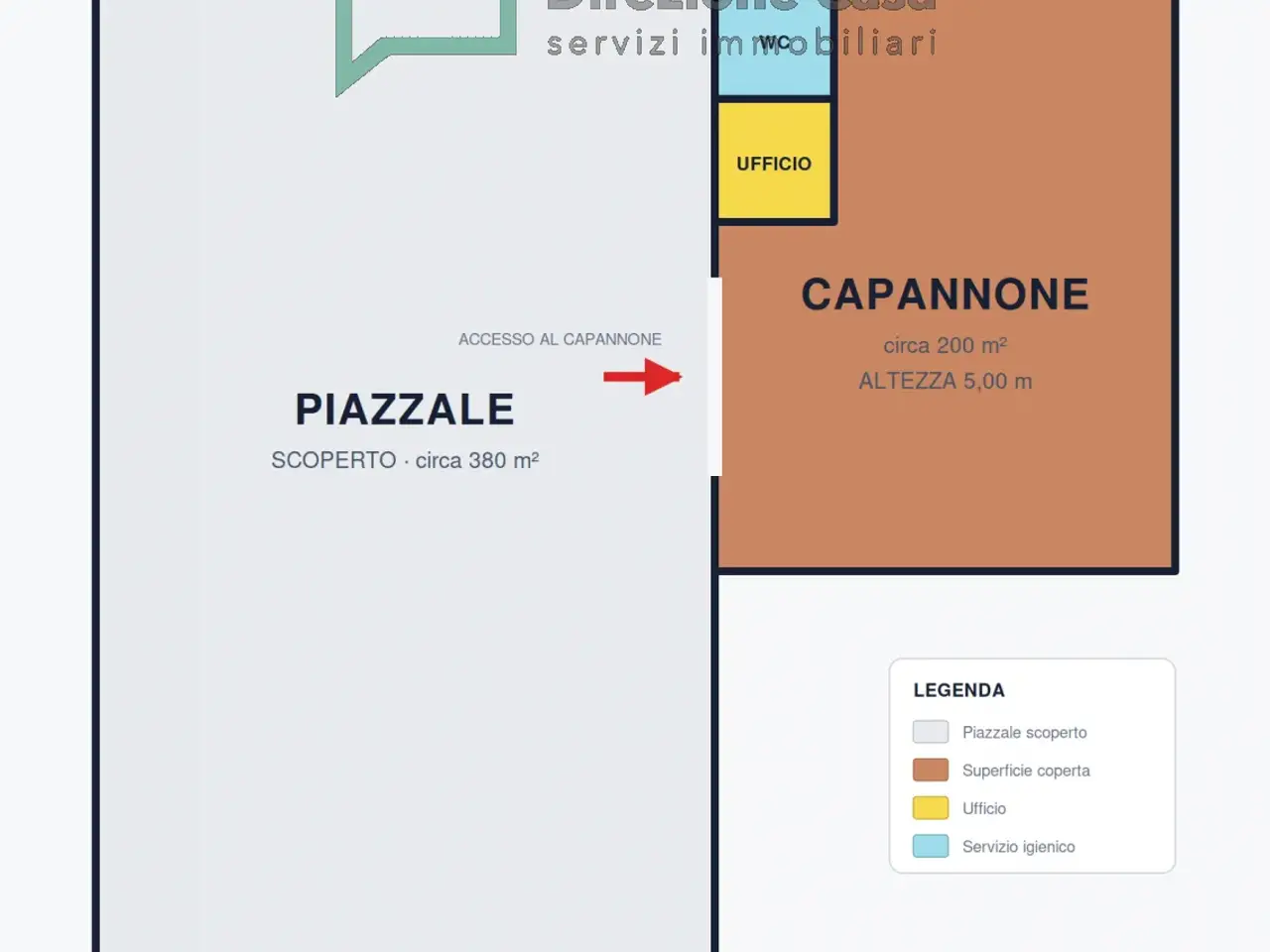 Capannone in Via Vicinale Galeoncello, Napoli, {3} - Planimetria 1