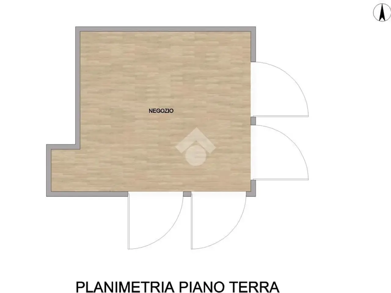 Negozio in Via Roma 218, Piacenza, {3} - Planimetria 1
