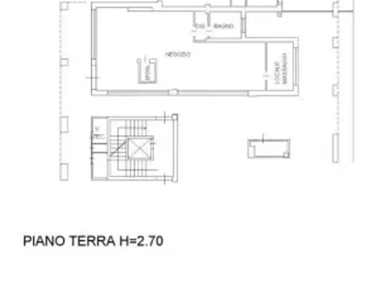 Negozio in Stradello Braia 8, Collecchio, {3} - Planimetria 1