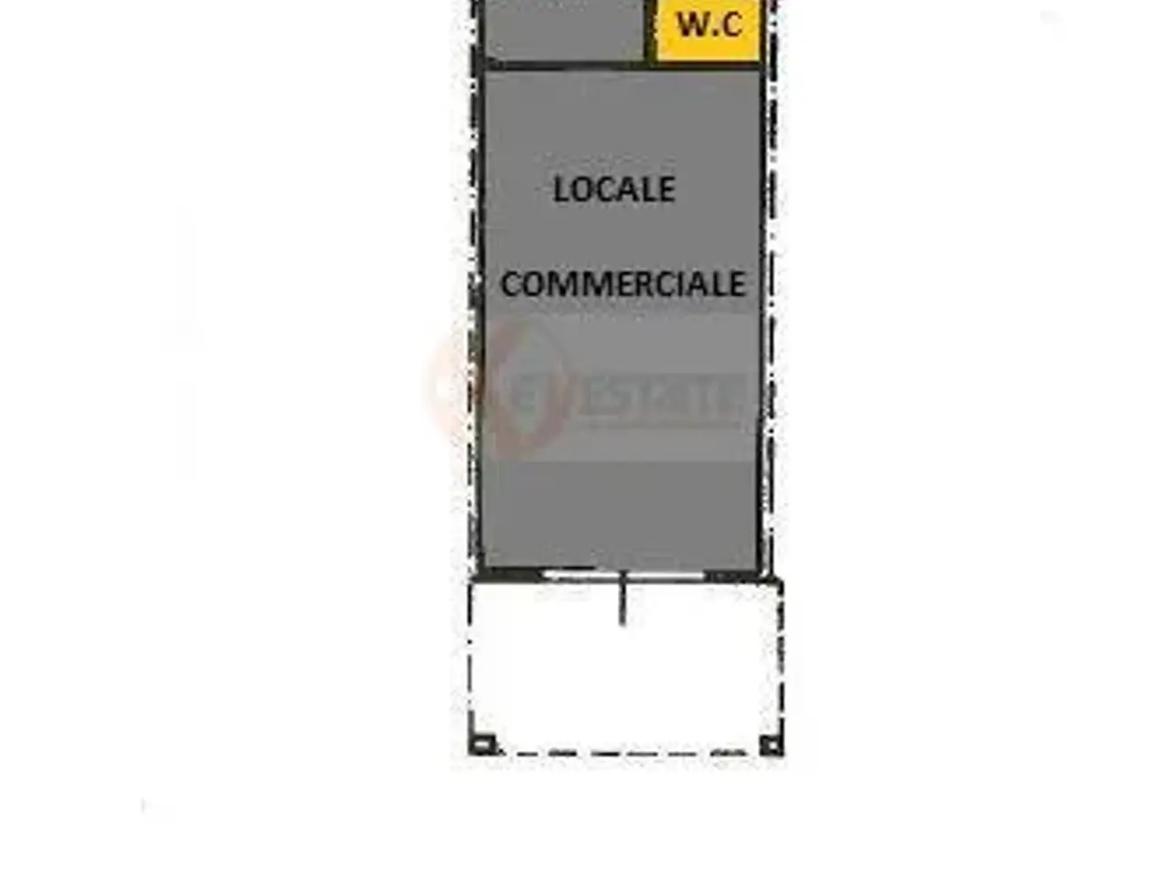 Esercizio commerciale in Via Meucci 16, Olbia, {3} - Planimetria 1