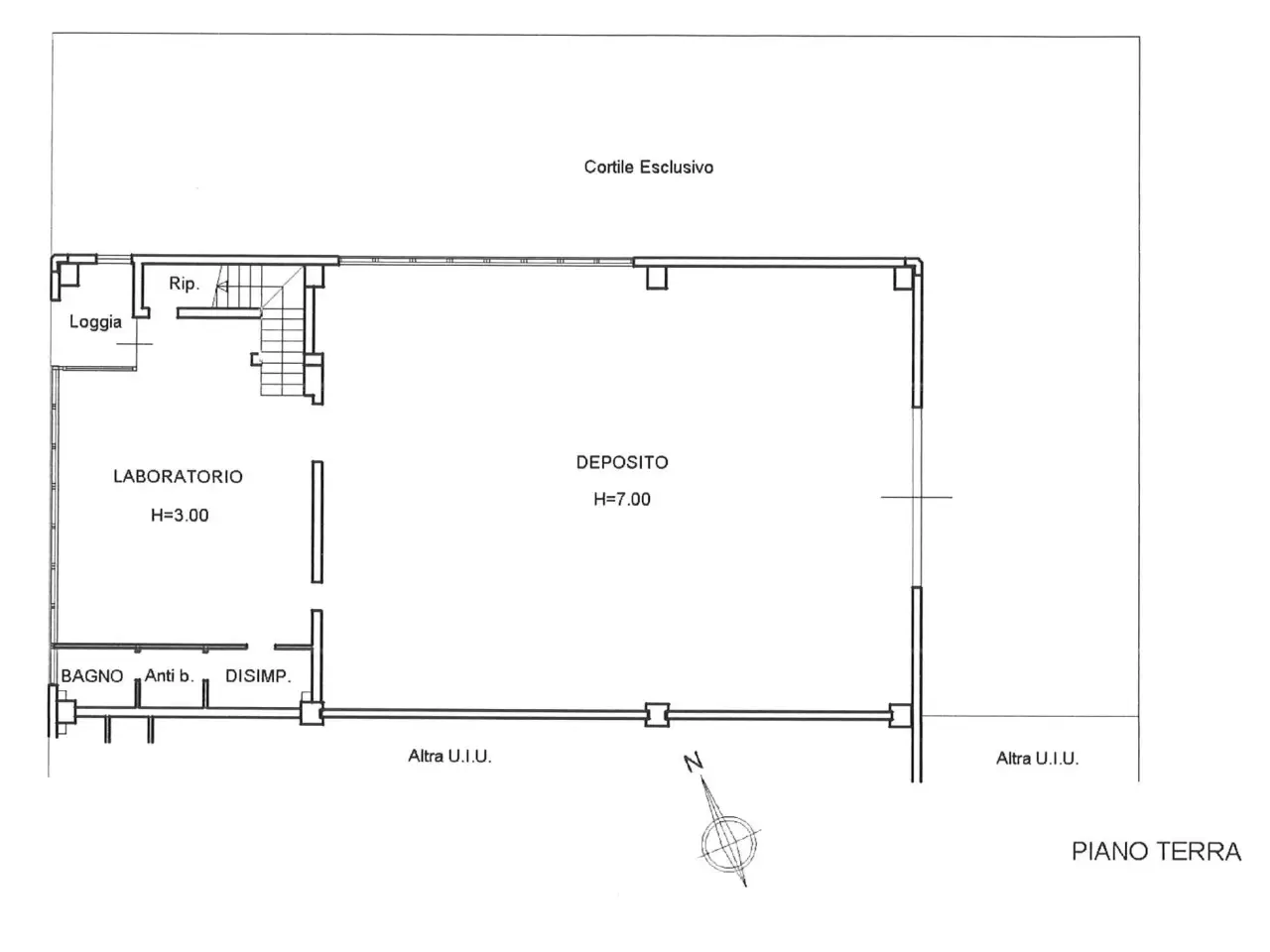Capannone in Via Strasburgo, Parma, {3} - Planimetria 1
