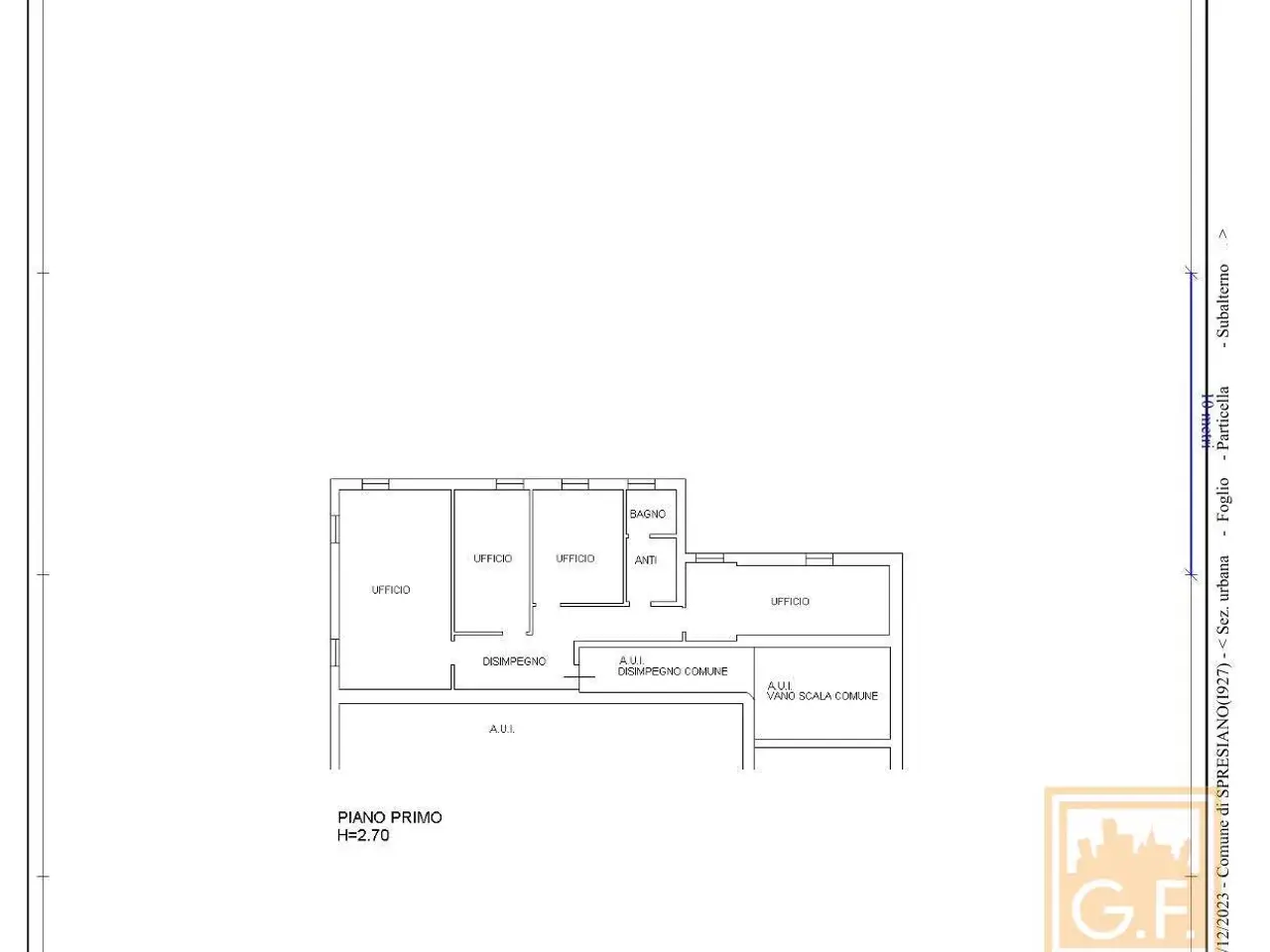 Ufficio in Via Lazzaris 11, Spresiano, {3} - Planimetria 1