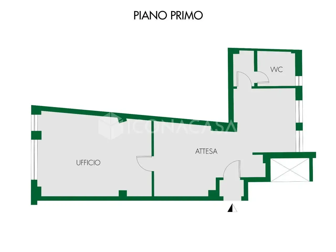 Ufficio in Via Bellalancia 9, Mantova, {3} - Planimetria 1