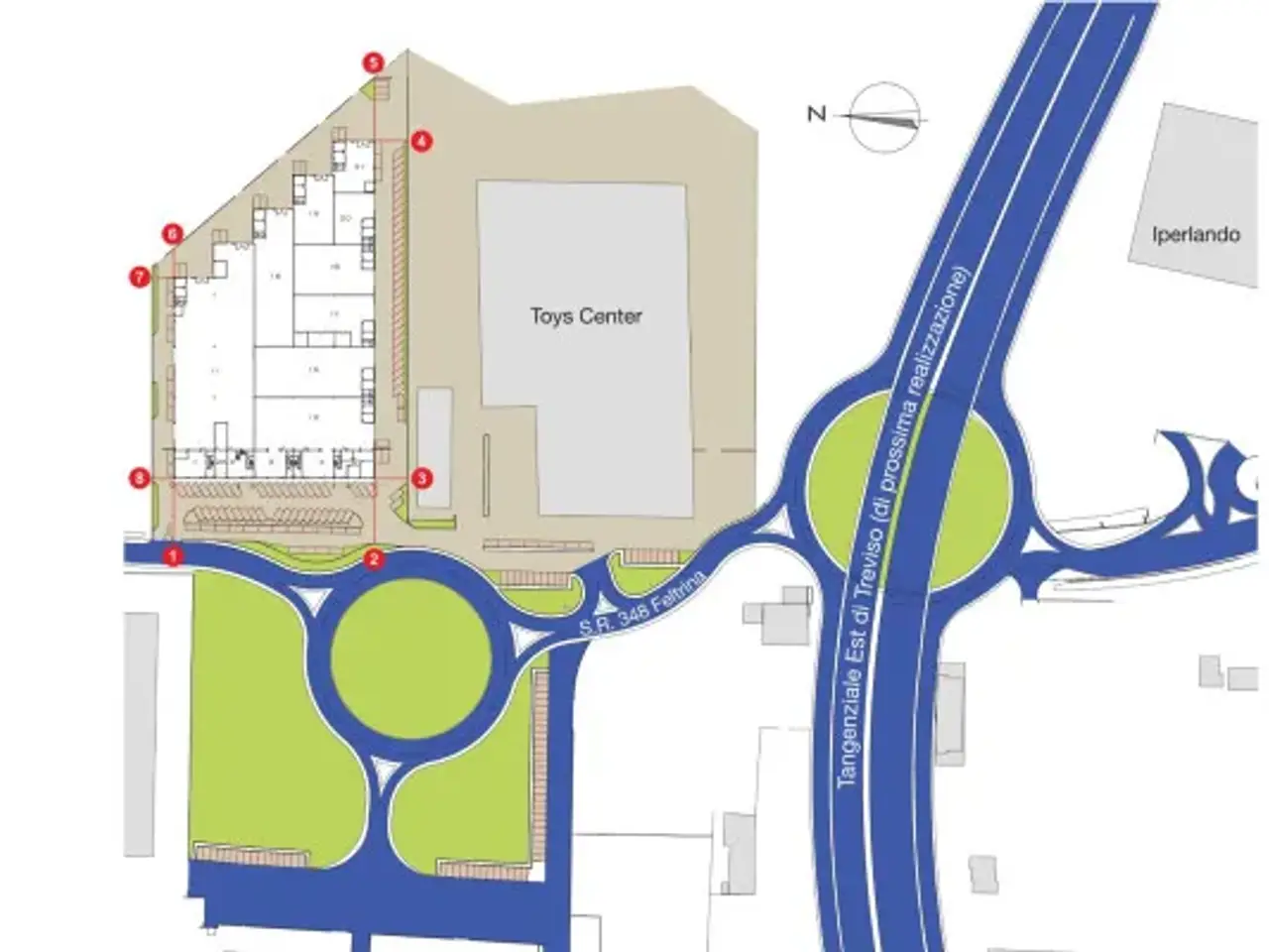 Ufficio in Strada Feltrina 256, Treviso, {3} - Planimetria 1