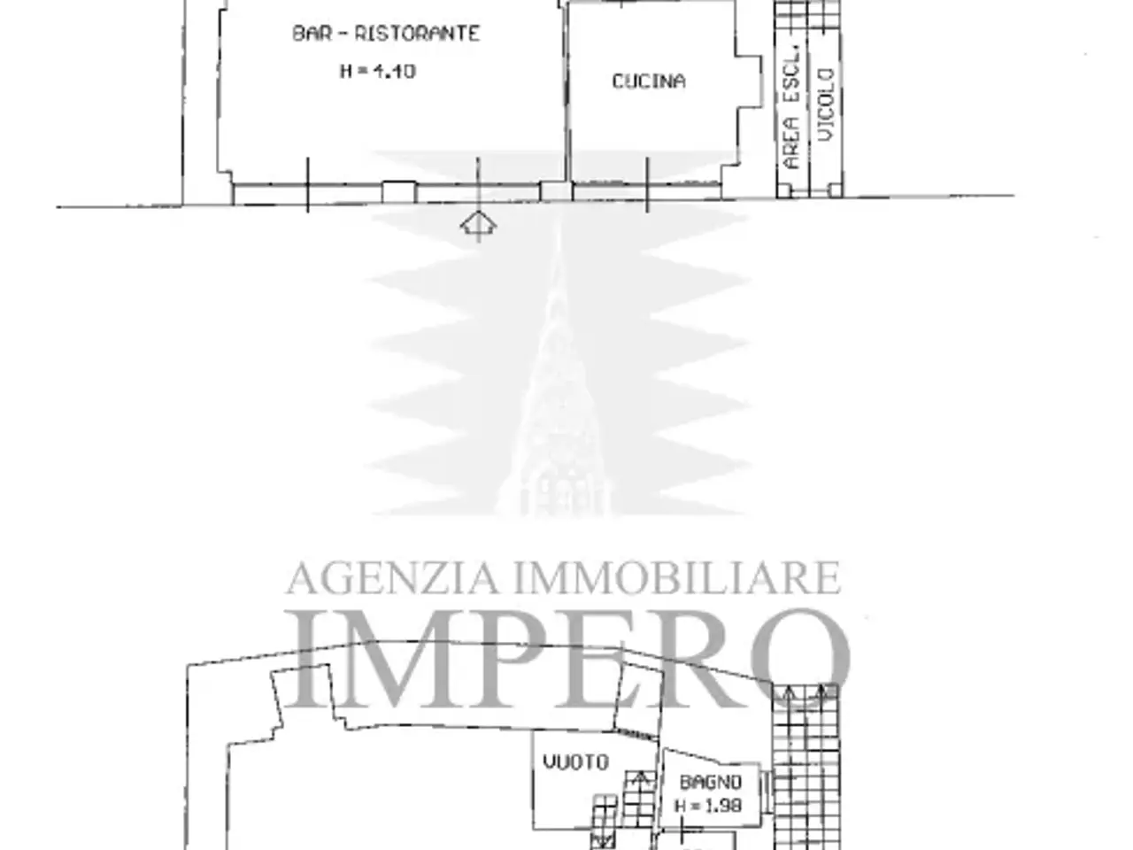 Ristorante in Via Romana 22, Bordighera, {3} - Planimetria 1