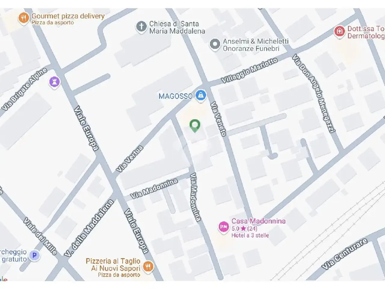 Magazzino in Via Madonnina 32, Villafranca Di Verona, {3} - Planimetria 1