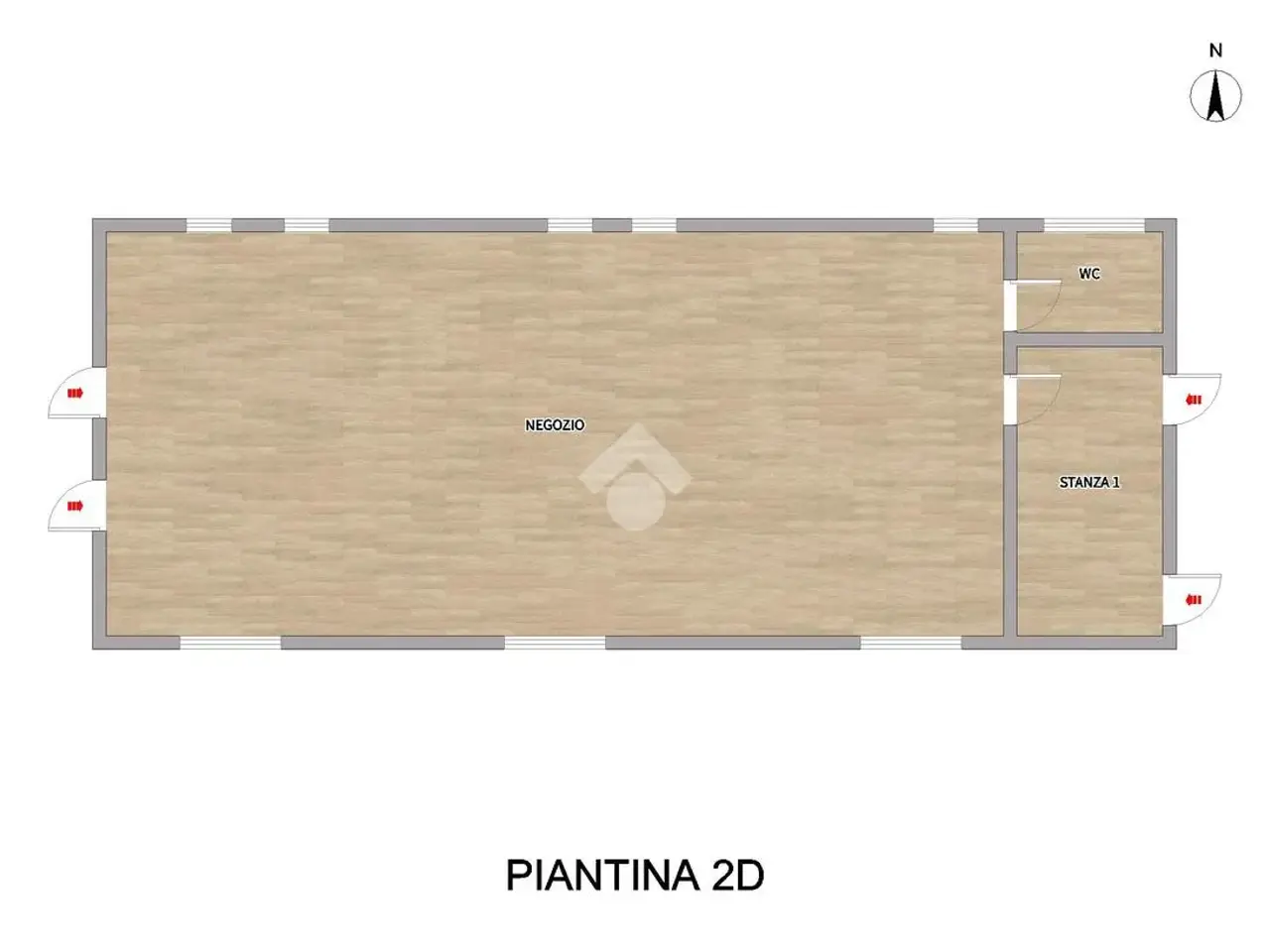 Negozio in Via Piave 9, Ghedi, {3} - Planimetria 1