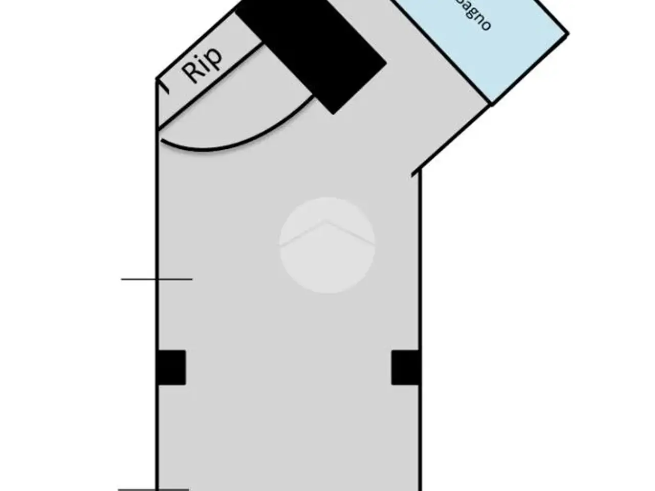 Magazzino in Via Giuseppe Orsi, Napoli, {3} - Planimetria 1