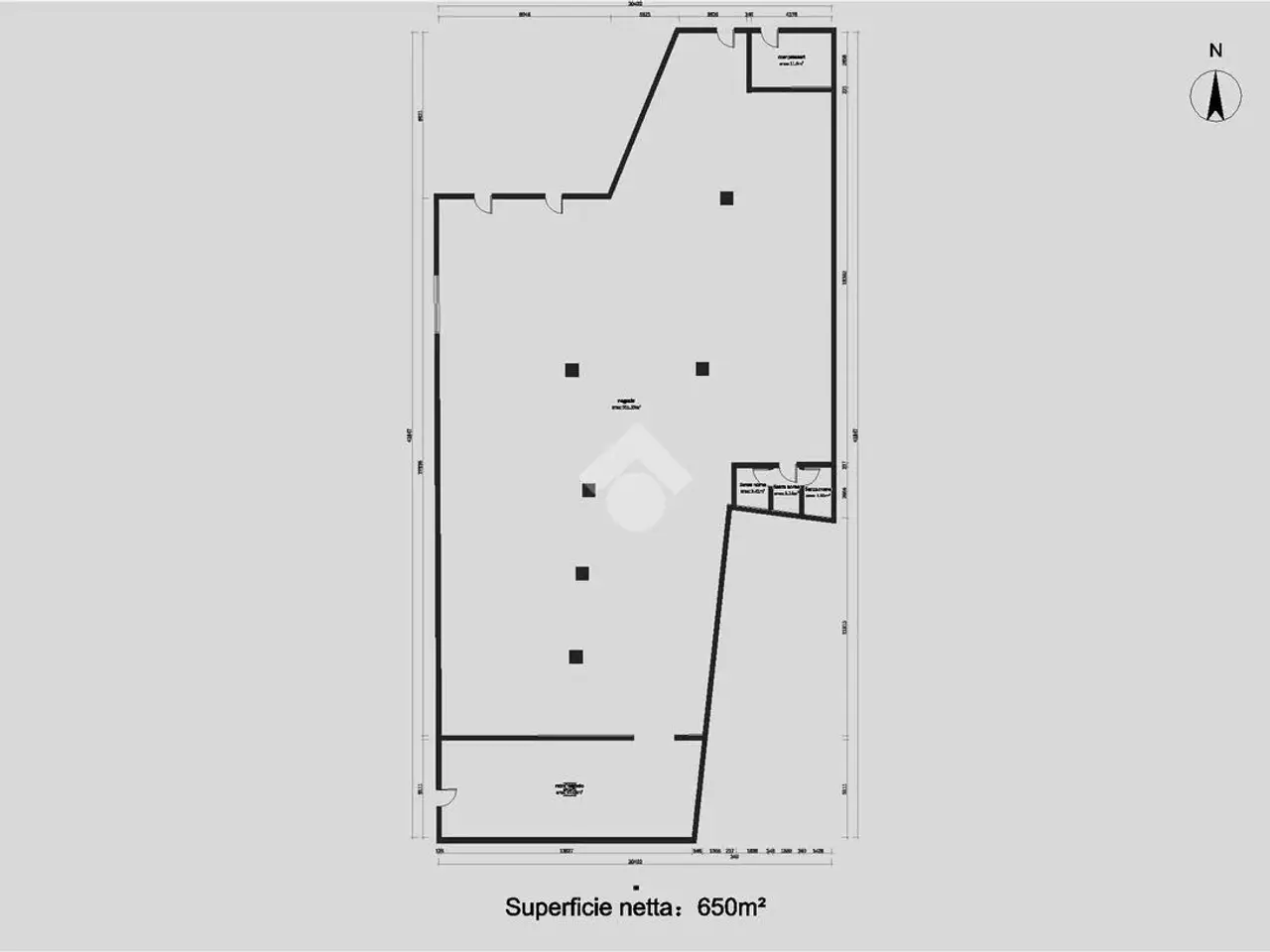 Negozio in Via Garibaldi 20, Lumezzane, {3} - Planimetria 1