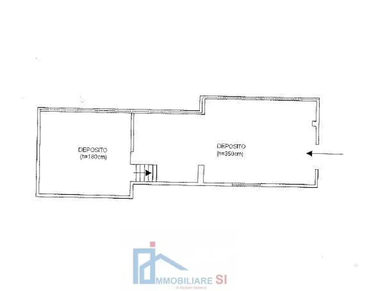 Magazzino in Via Crocevia Sala, Foglianise, {3} - Planimetria 1