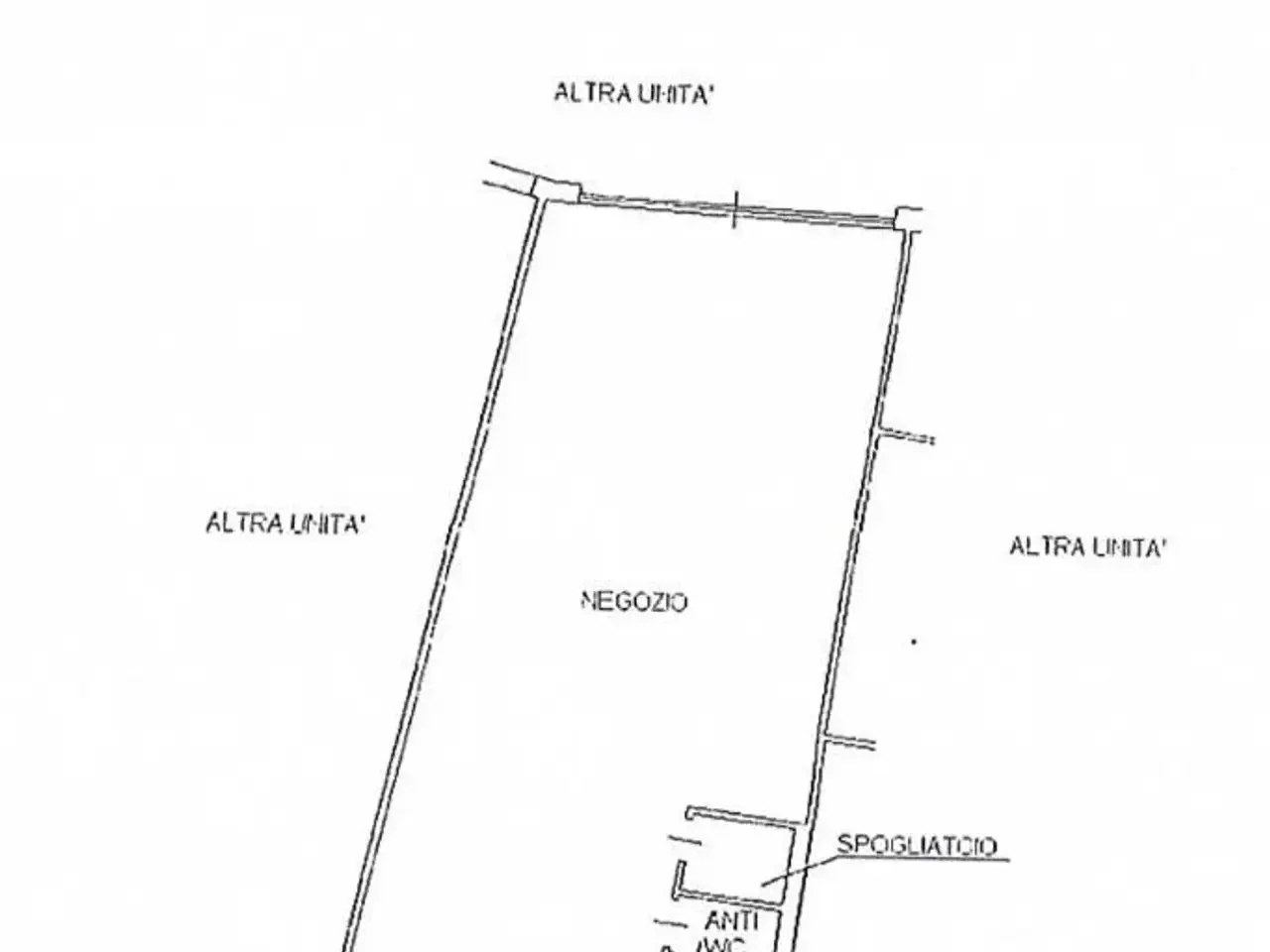 Negozio in Viale Sant'Eufemia 94, Brescia, {3} - Planimetria 1