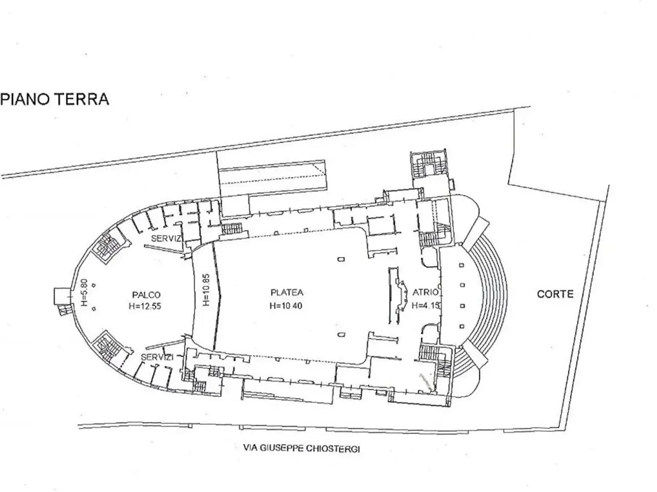 Palazzina commerciale in Via Chiostergi 1, Senigallia, {3} - Planimetria 1