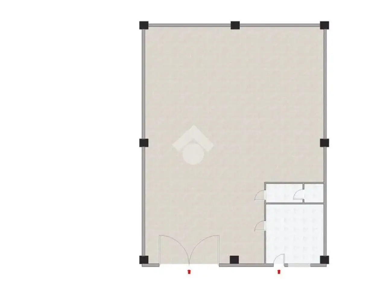 Capannone in Via del Commercio, Montegrotto Terme, {3} - Planimetria 1