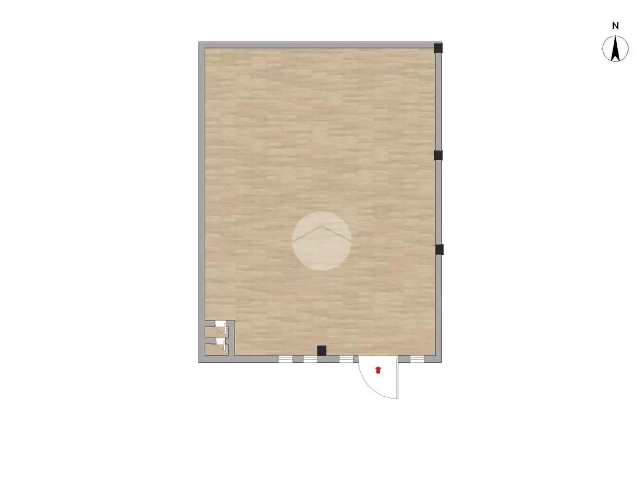 Capannone in Via Circonvallazione, Montirone, {3} - Planimetria 1