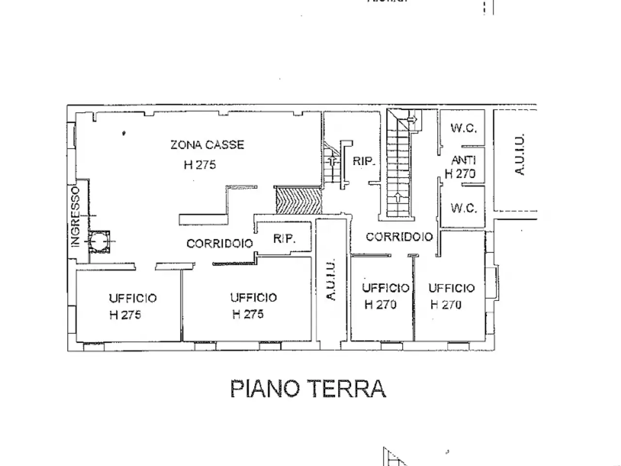 Negozio in Via Capitano Alessio, Rosa', {3} - Planimetria 1