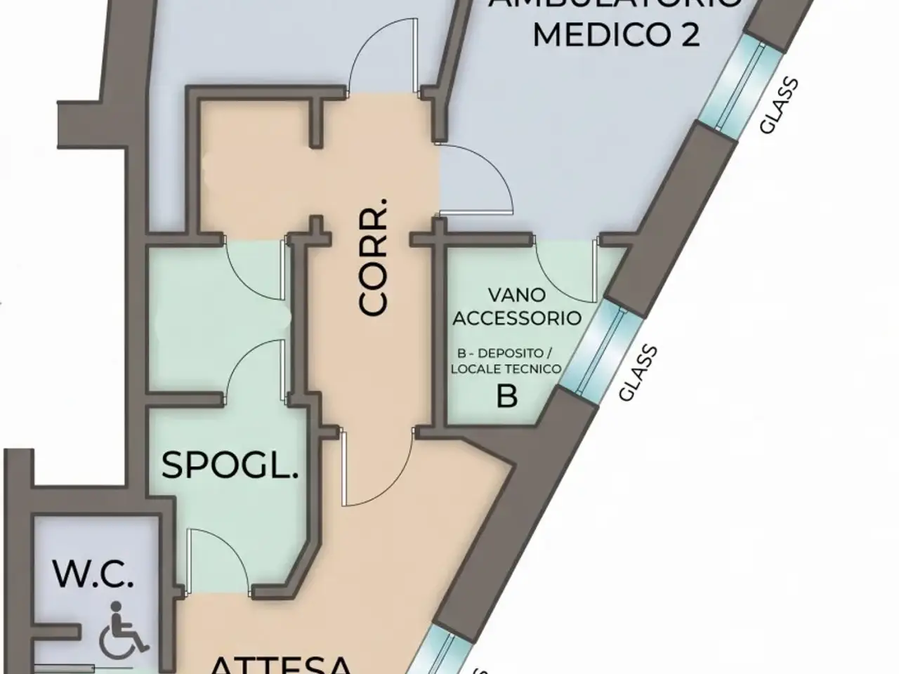 Ufficio in Via Roma, Castelnuovo Del Garda, {3} - Planimetria 1