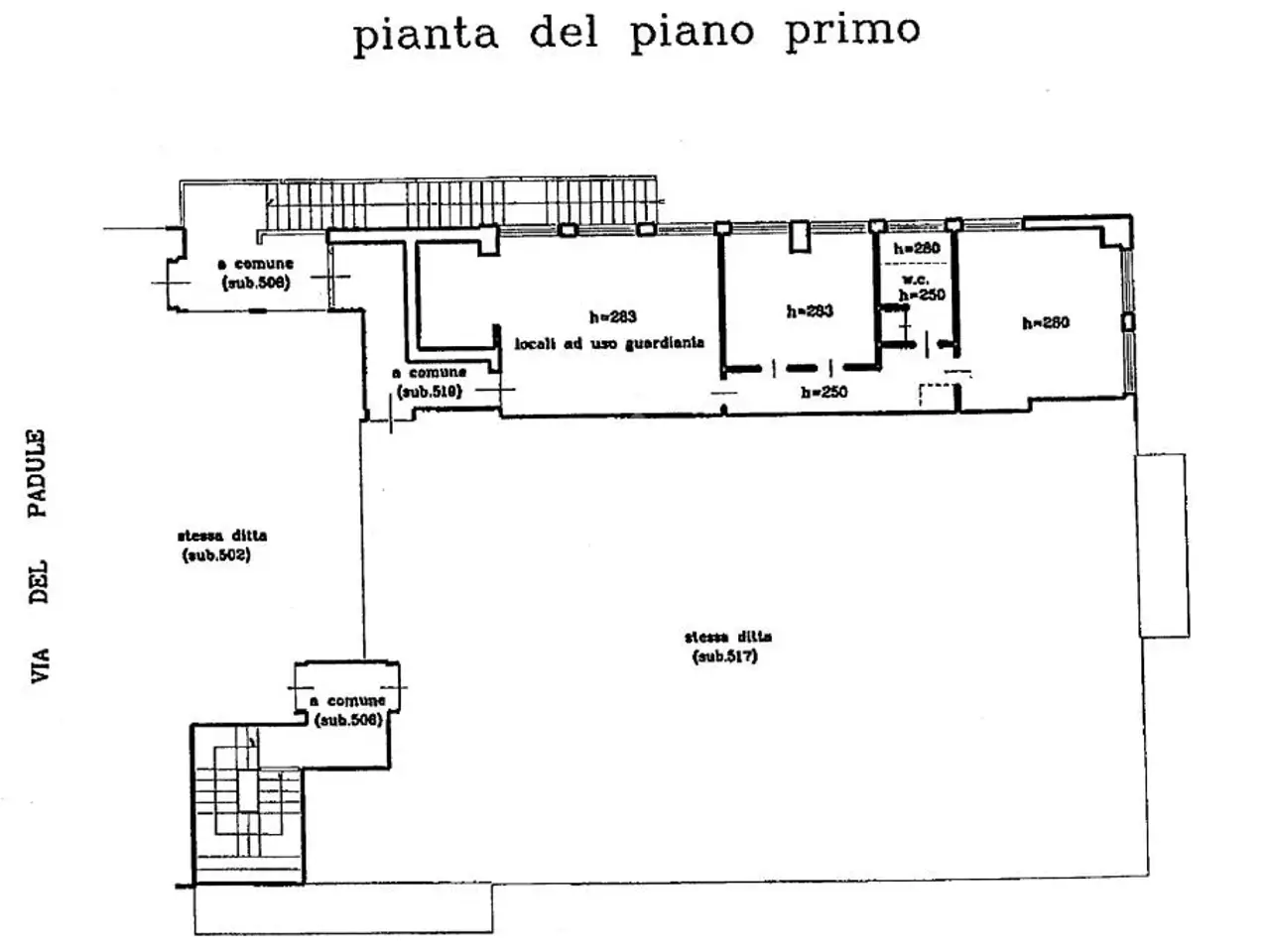 Capannone in Via del Padule 23, Scandicci, {3} - Planimetria 1