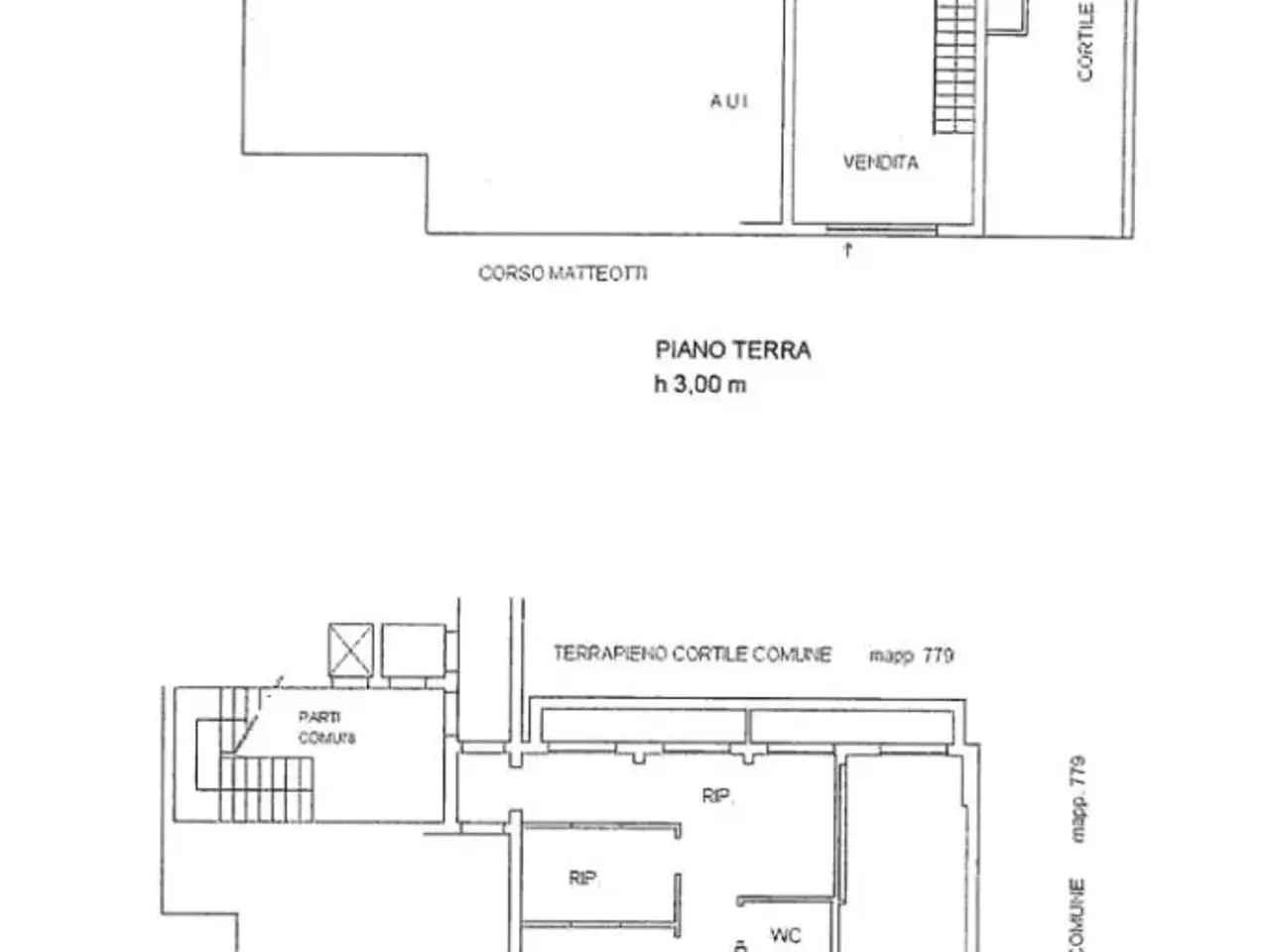 Negozio in Corso G. Matteotti 40, Castellanza, {3} - Planimetria 1